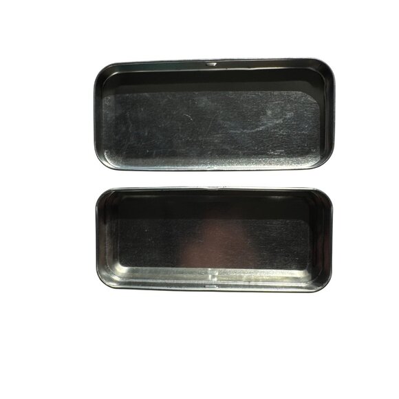 Vintage Fossil Tin Box With Classic Boat Graphic Model 501 1991 Collectors Decor - Picture 4 of 5